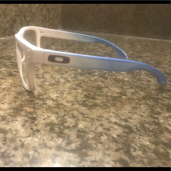 White Oakley Holbrook Frames Custom Dip Dyed - Picture 2 of 4